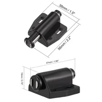 10 ชิ้น Strong Magnetic Pressure Push To Open Touch Latch ประตูตู้ Rebound Single Touch แม่เหล็กสําหรับอุปกรณ์ฮาร์ดแวร์ภายในบ้าน 5