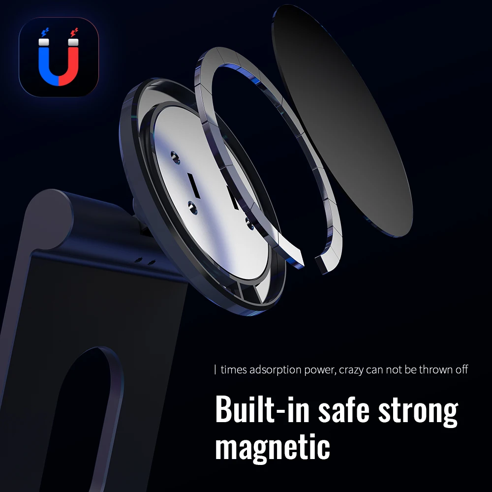 for Magsafe Magnetic Phone Holder Tablet Stand for iPhone for iPad Bracket Phone Tablet Aluminum Holder Desktop Support Mount