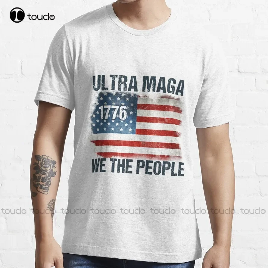 

Ultra Maga Trending T-Shirt Trump 2024 Mens Athletic Shirts Custom Gift Breathable Cotton Outdoor Simple Vintag Casual T Shirts