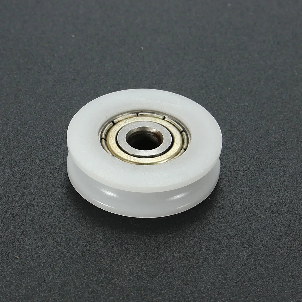 4pcs Wheel Roller U Groove Nylon Round Pulley Ball Bearing for Door Windows Shower Pulleys Drawer
