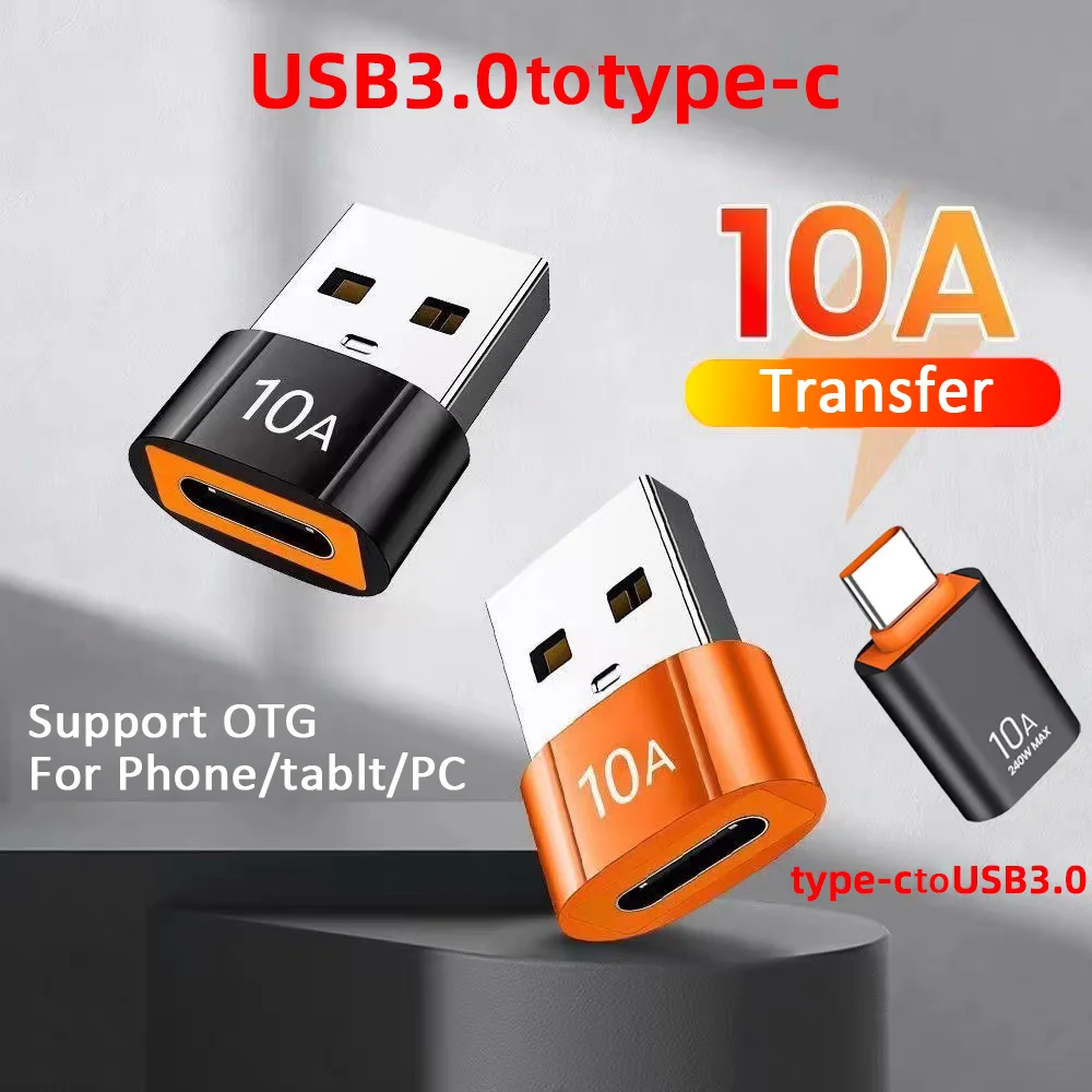USB Type C to USB Male Converter Fast Charging Adapter