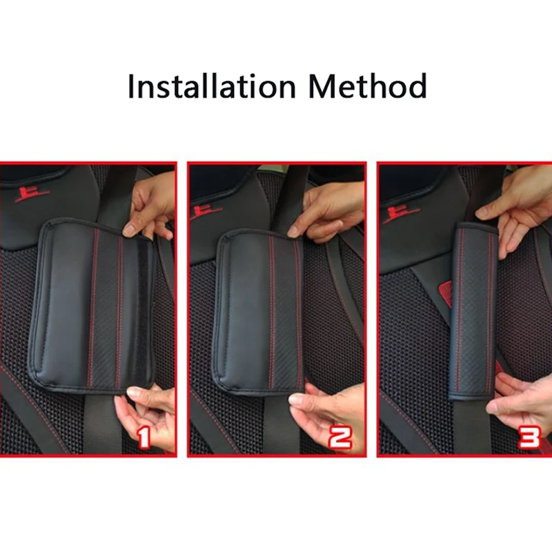 Funda de protección para cinturón de seguridad de coche, cubierta de cuero  con diseño en relieve, almohadilla de hombro, suave y cómoda, 1 ud. -  AliExpress