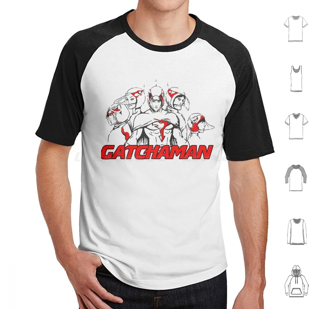 Gatchaman Art T Shirt Uomo Donna Bambini 6Xl Gatchaman Hero Jun Swan Team Crowds Movie Anime Toys Rui Brothers Bros Giappone Giapponese