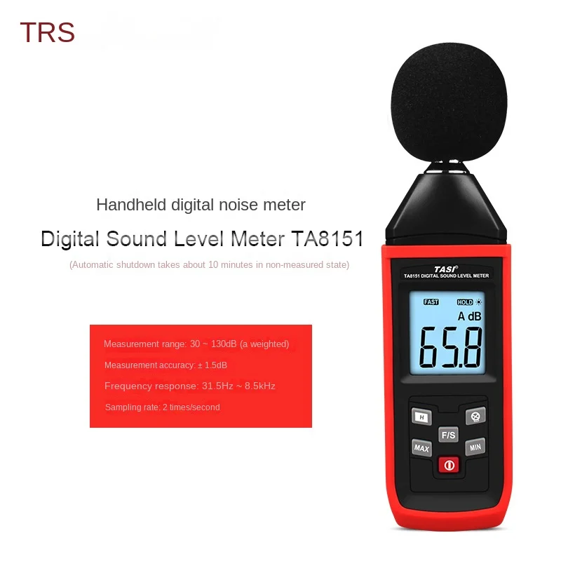 

Digital Sound Level Meter SLM Household Noise Tester Noise Tester Sound Detector Decibel Monitor 30-130dB Acoustic Measurement