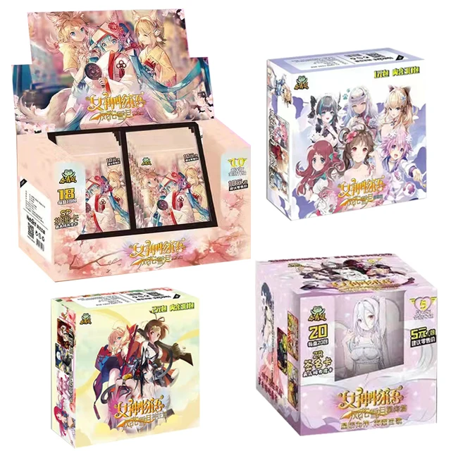 Goddess Story Kawaii Japanese Anime Collection Rare Cards Box Child Kids Gift Game Collectibles Card for Children Birthday Toys 3