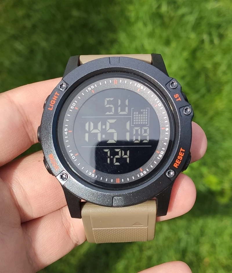 Reloj Tactico Militar Inteligent Para Hombre Cronógrafo Con Pulsera Digital  Moda
