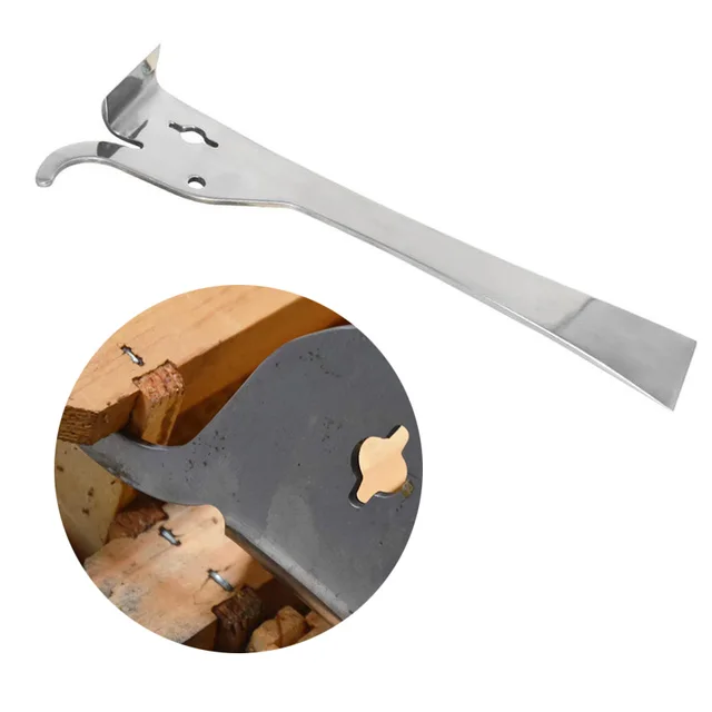 Rozsdamentes Acél Méhek Szerszámok Multifunkciós Hüvelykujj Típusú Méhkés Méh Kaptár Kaparó Méhészet Méhkaparó Vágás Új Kivágás - Image 4