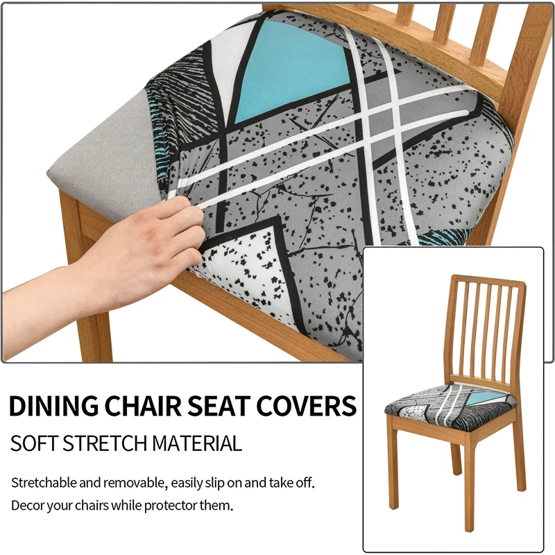 Furniture Covers Chair Pad Covers With Ties Stretch Printed Chair