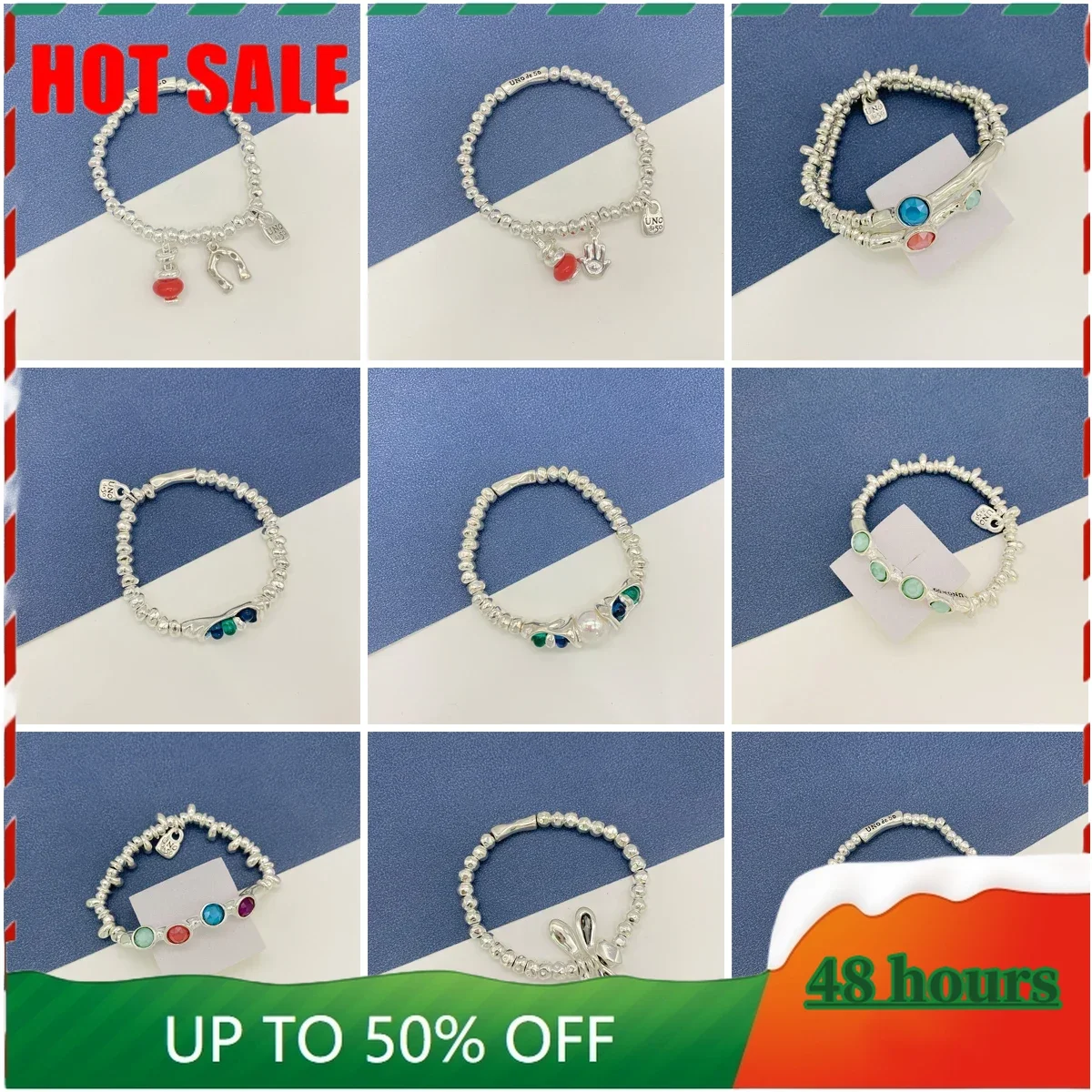 Pulsera Uno De 50 оригинал для женщин, бразильские браслеты с высоким качеством, Европейская и американская мода, Regalos Españoles, joyery для Muje