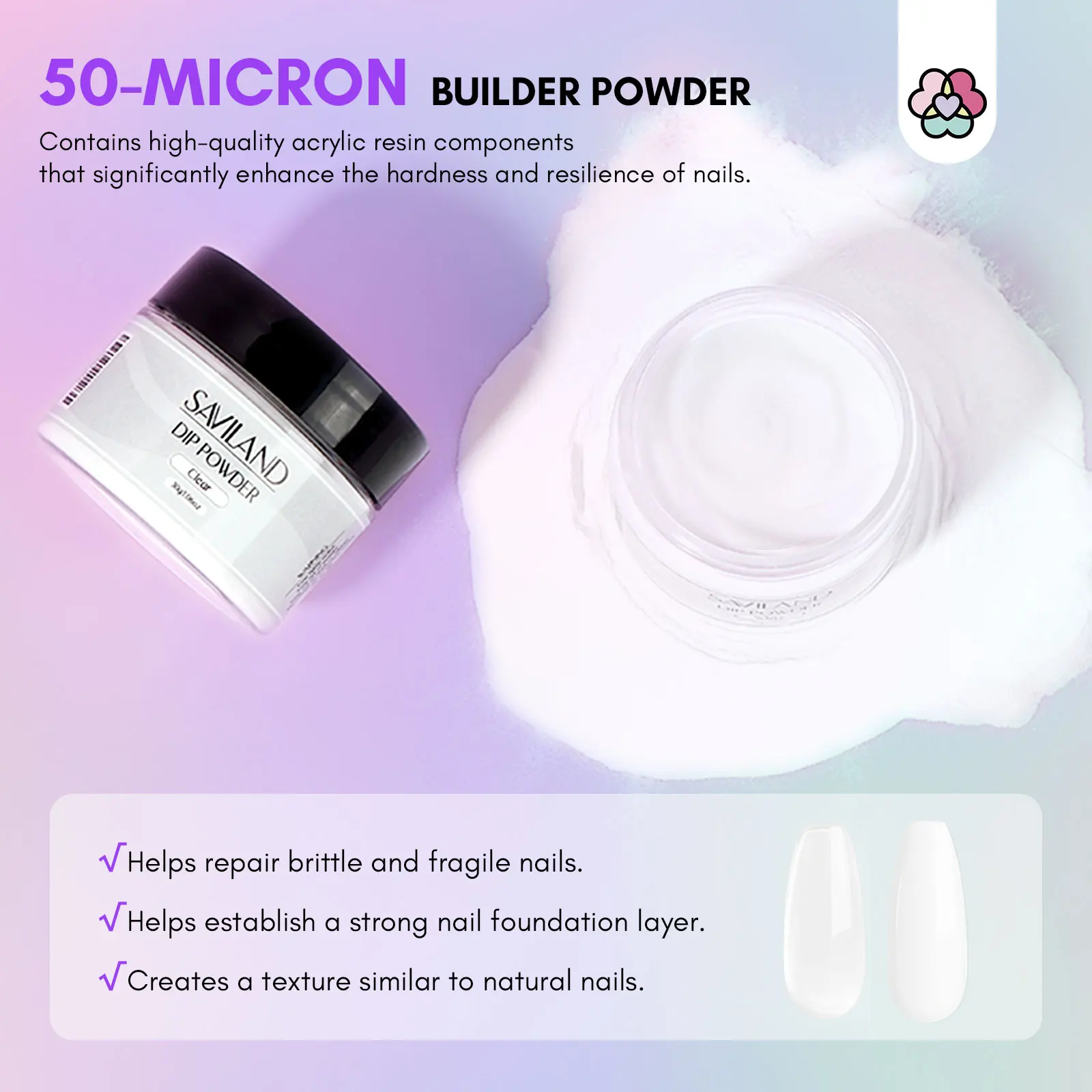 Saviland Dipping Nail Powder Set for Nails
