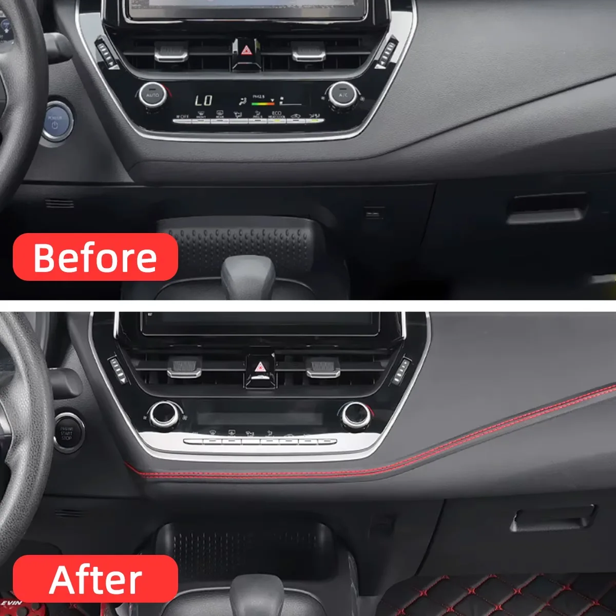 Universal Car Mouldings Trim PU Leather DIY Braid Decorative Line Strip for Door Dashboard Sticker 2/8m