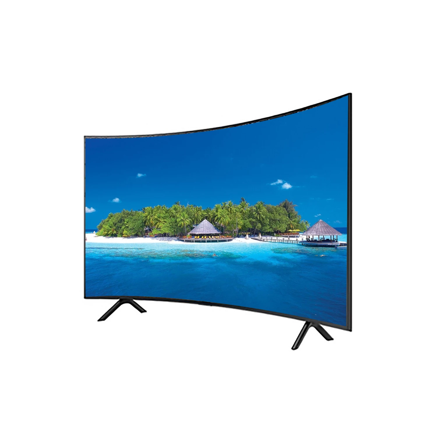 

fernseher 32 43 50 55 65 zoll polegadas curved led tv