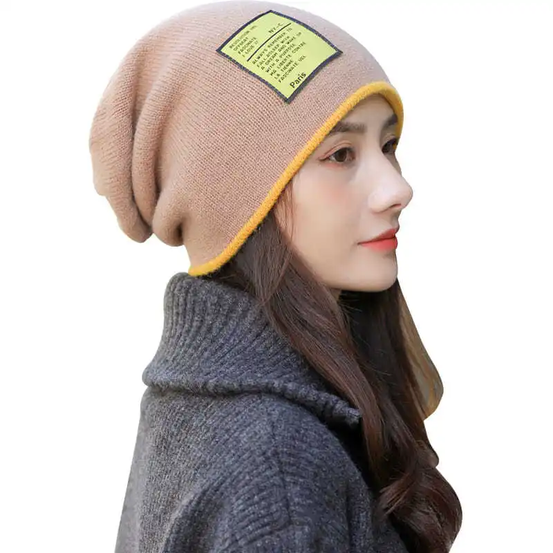 [韓国] soft wool knit beanie COCOpeaunt New Unisex Candy Colors Winter Hat Women Knitted