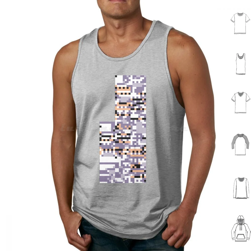 

Майка Missingno с принтом, хлопковая майка для игры в ботаника