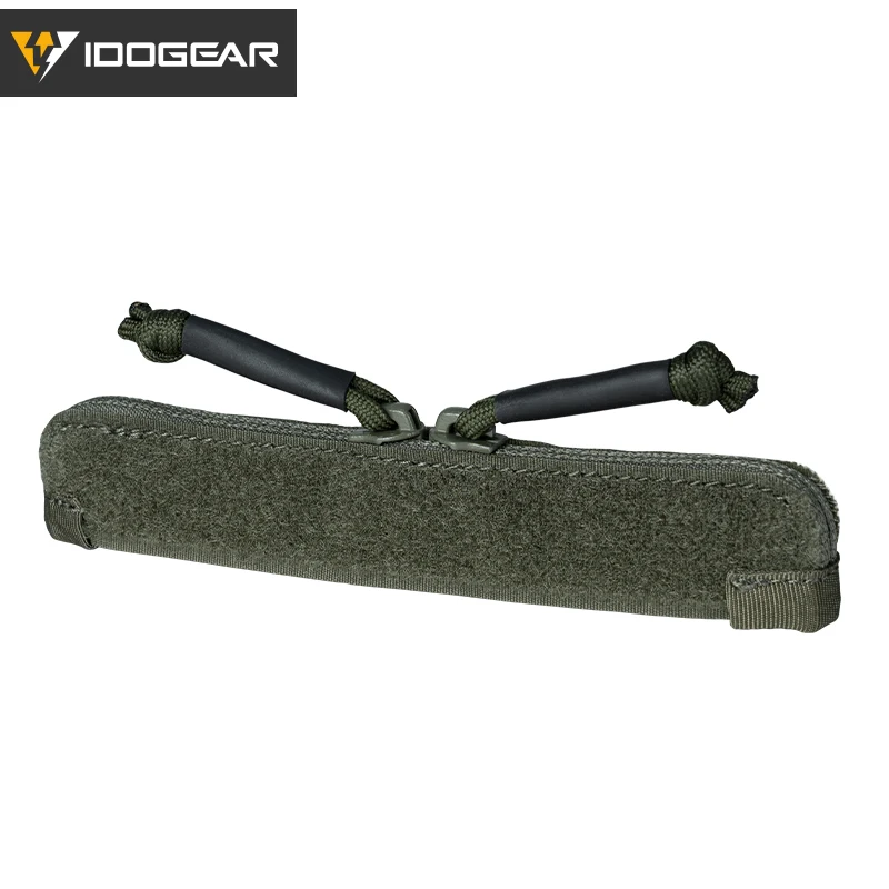 Poche de rangement double zip IDOGEAR pour gilet tactique JPC2.0 pêche organisation