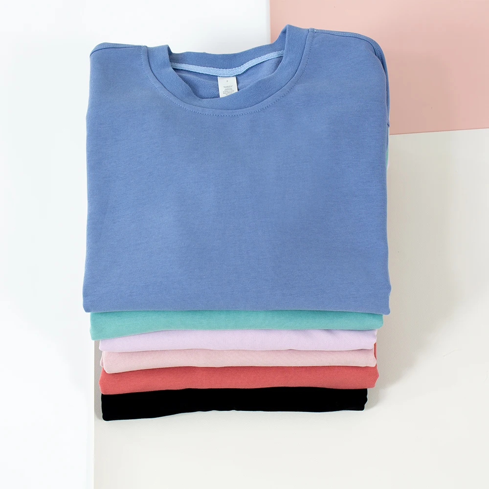 Yoga suit slimming round neck camping outdoor autumn women's casual loose sweatshirt sports round neck long sleeved large size