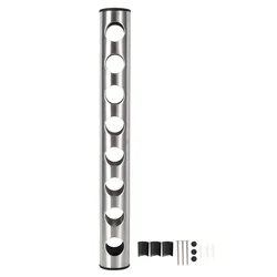 Stainless Steel Wall Mounted Vertical Red Wine Bottle Holder (A)