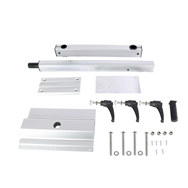 Caravan Aluminum Alloy Table Leg Movable Rotatable and Height Adjustable Camper Camping Accessories