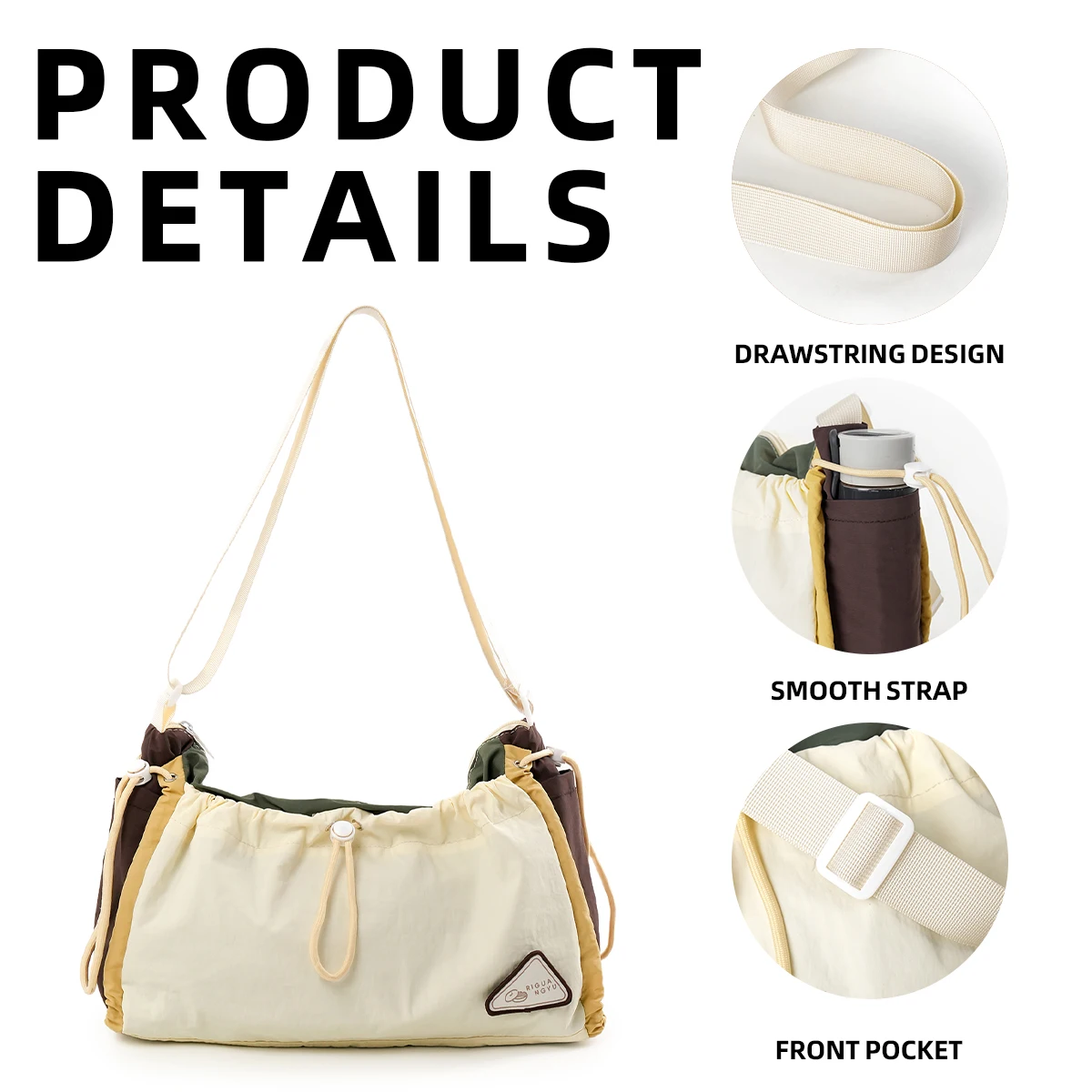 Large-Capacity Mountaineering Travel Bag for Women, Lightweight Foldable Short-Distance Business Trip Travel Bag, Shoulder Bag, Sports and Fitness Bag for Men