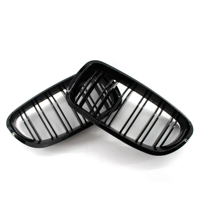 

High Quality Car Front Bumper Kidney Grille For 1 Series F20 F21 2011 2012 2013 2014 Replacement Double Slat Black Grilles