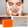 YIFUMEI 1/2Pcs Kojic Acid Soap Whitening Soap Handmade Skin Care Deep Cleaning Moisturizing Cleansing Essential Temperate Soap 4