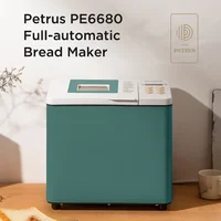 Petrus Bread Maker Machine 1.5lb 22 Programmable Menus Household Use With 15 Hours Timer Delay 60 Minutes Warm Keeping 1