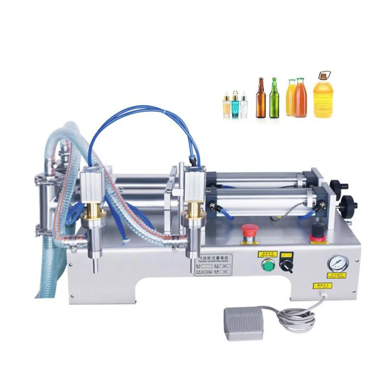 

Beverage Red Wine Milk Olive Oil Quantitative Liquid Filling Machine Horizontal Pneumatic Liquid Filling Machine