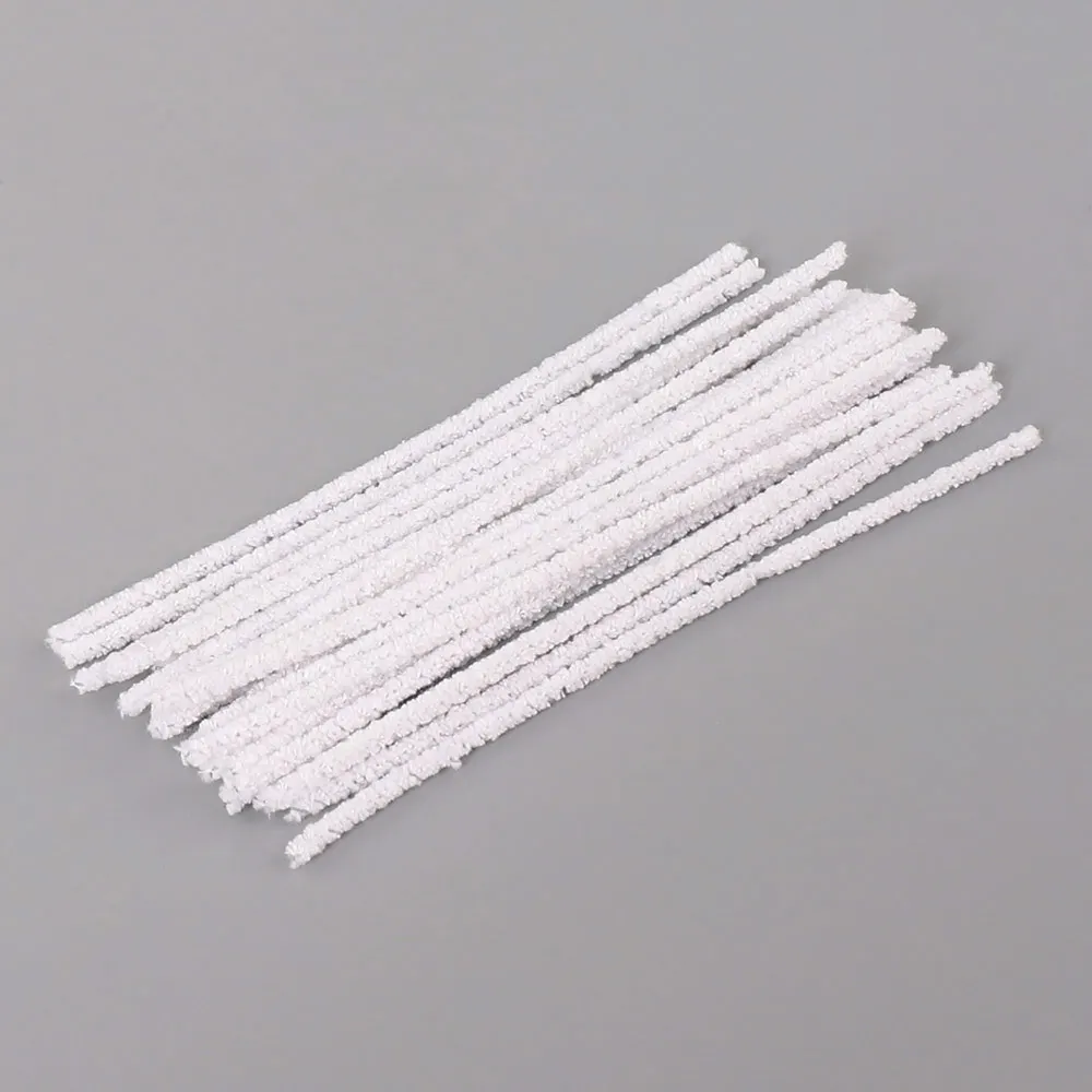 50/100pcs Cotton Smoking Pipe Cleaner Smoke Tobacco Pipe Cleaning Tool White Cigarette Holder Accessory Pipe mouth clean tool 6