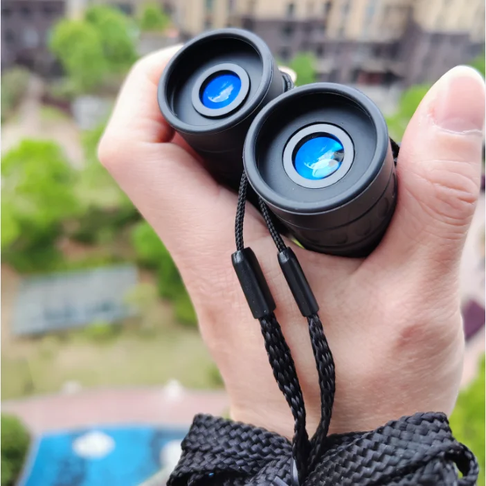 9000x25 HD Zoom Portable Powerful Binoculars Long Range BAK4 Telescope Jumelles Folding BAK4 Binoculars for Hunting Camping 4