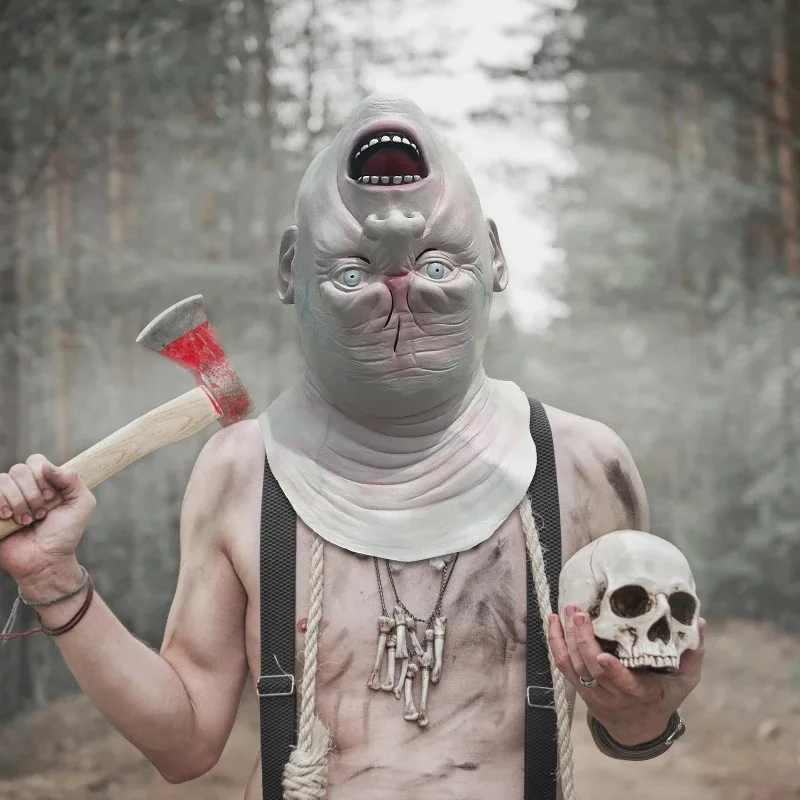 

Halloween Head Mask Halloween Horror Scary Mask Cosplay Musk Party Decor 2022 Helmet