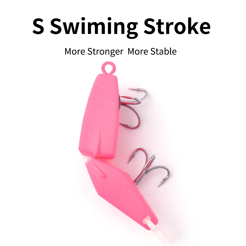 Kawa Multi Jointed Swimbait 6cm/6.5g Fishing Lure Crankbait Lifelike Hard Fish Baits Small Fishing Lures Set Brasshopper Tackle