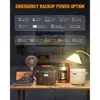 Portable Power Station 1000W, 999Wh Solar Generator, PD 60W Fast Charging Backup Lithium Battery Pack Power Supply 4