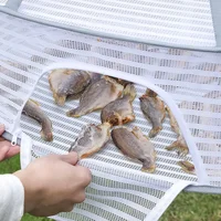Foldable Balcony Drying Net for Drying Things Fly Proof Cage for Home Use Portable Fish Drying Net for Drying Vegetables 2