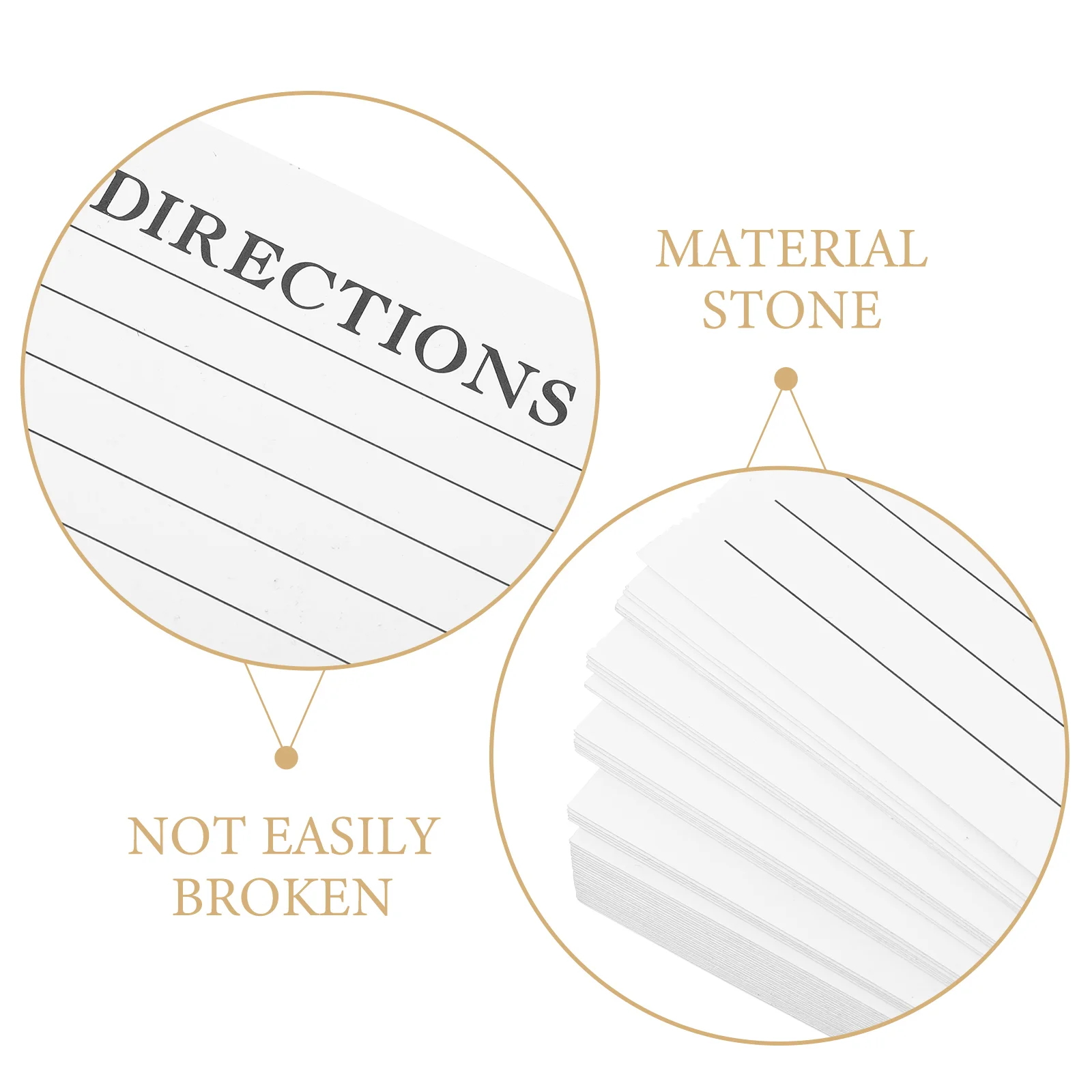 50 Pcs Recipe Cards Blank Recipe Cards Wedding Sheets Paper Sheet Note Card Simple Printing