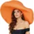 Oversized Beach Straw Hat for Women Fashion Large Wide Brim Visor Hats Handmade Roll Up Floppy Sun Hat for Summer Beach Cap 10