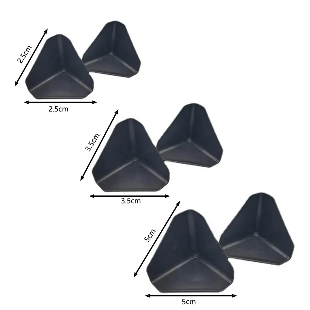 200Pcs Corner Covers Anti-bump Triangular Three Sided Anti-collision Plastic Packing Shipping Parcel Courier Box Edge Guards