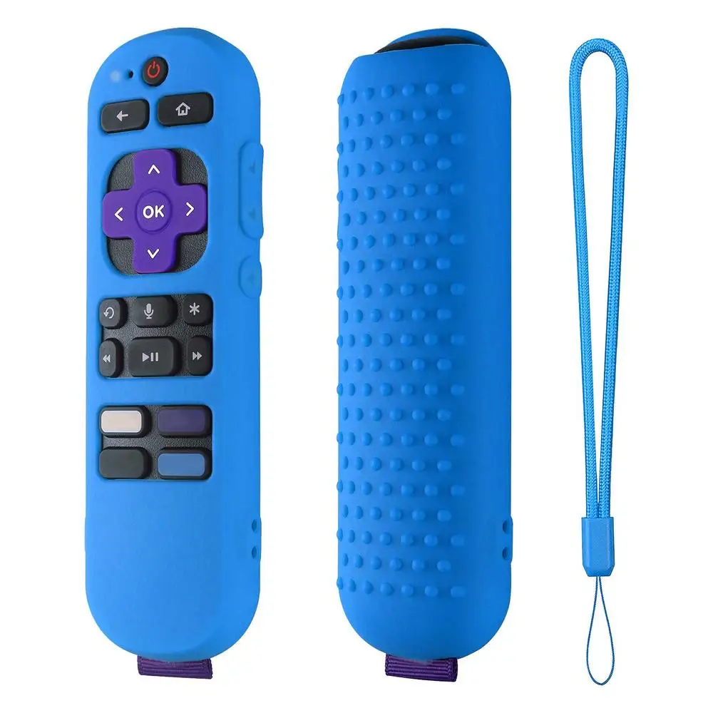 Description Picture 2 of itemROKUTV Remote Cover Silicone Rubber Case For RokuExpress 4K+ Streaming Stick TV Remote Controler Shell Remote Protective Sleeve