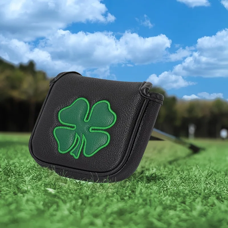 Stylish Clover Golf Putter Cover - Durable, Easy-to-Clean Protective Accessory