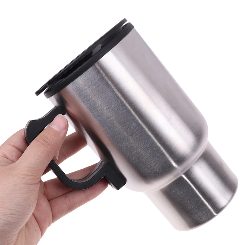 12V 450ml 스테인리스 차량용 히팅 컵 전기 히팅 차량용 주전자 커피 히팅 머그 USB 히팅 차량용