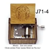 Zenzenzense Music Box Anime Your Name Laser Engraved Hand-operated Type Wooden Box Birthday Christmas Gift Home Decoration 3