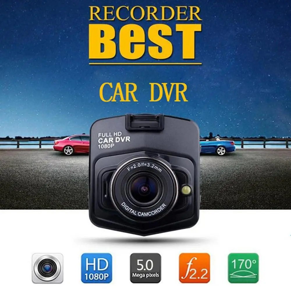 

GT300 Digital video Dashcam Screen 2.5" driving recorder Car DVR motion detection autoregistration Auto Black dash cam