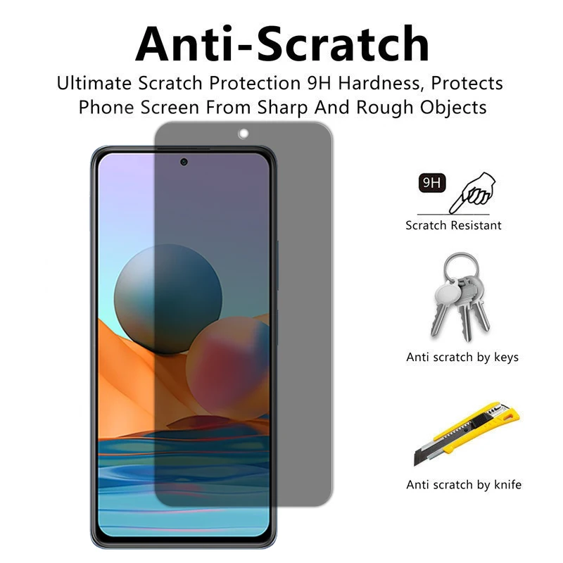 Pellicola Protettiva Privacy Per Xiaomi Redmi Note 10 Pro – Vetro Temperato Anti-Spy 9H | 2 Pezzi Con Protezione Schermo Antigraffio - 2