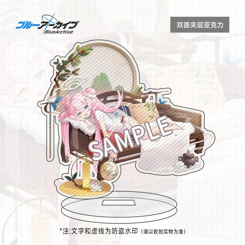 

2024 New Cute Anime Blue Archive Acrylic Stand Model Takanashi Hoshino Cosplay Desk Display Ornament Collectible Gift Girl