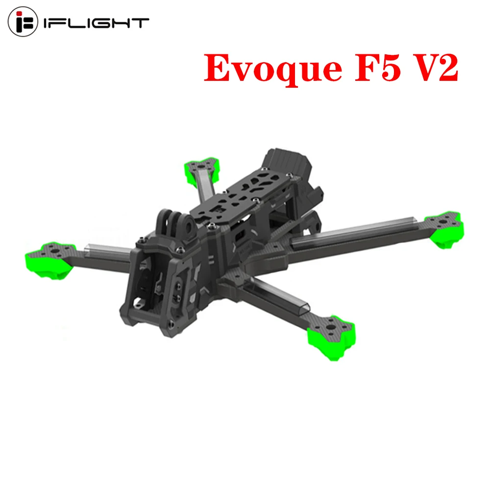 

IFlight Nazgul Evoque F5 V2 FPV Frame Kit 5inch F5D / F5X HD / Analog（Squashed-X / DeadCat）with 6mm arm for RC Racing Drone