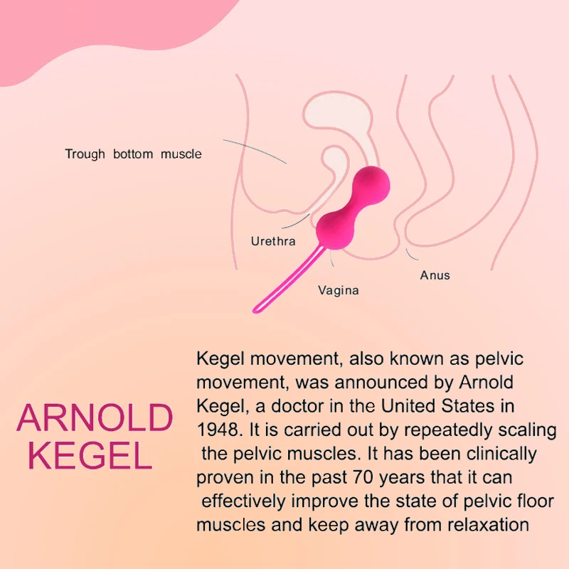 1Set Of Silicone Vaginal Massager, Kegel Vaginal Training Ball, Can Be Used For Tightening-Adult female Sex Toy