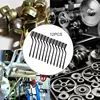 12PCS 7inch Mini Steel Brass Wire Brush Paint Rust Remover For Industrial Devices Surface/Inner Polishing Cleaning Brush 5