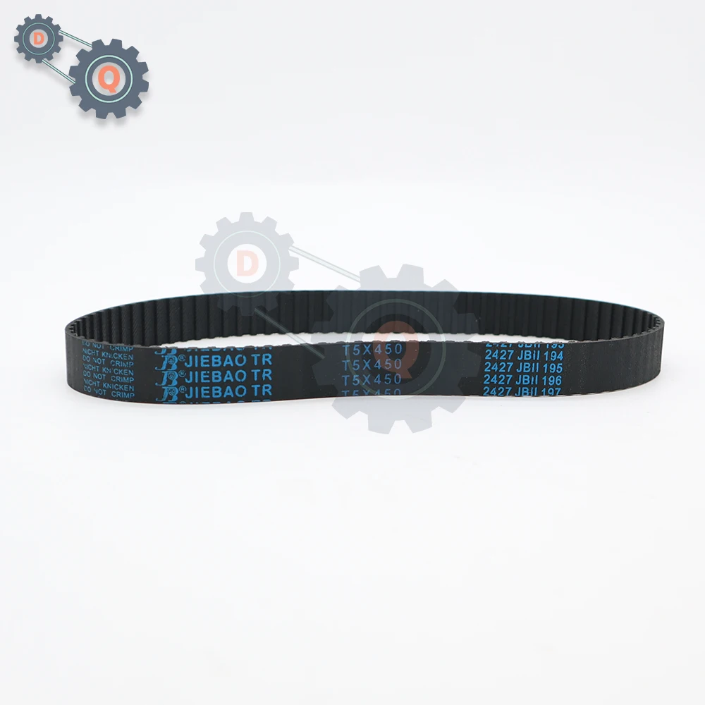 Versatile Rubber Closed Loop Synchronous Belt - T5 Timing, Various Lengths and Widths
