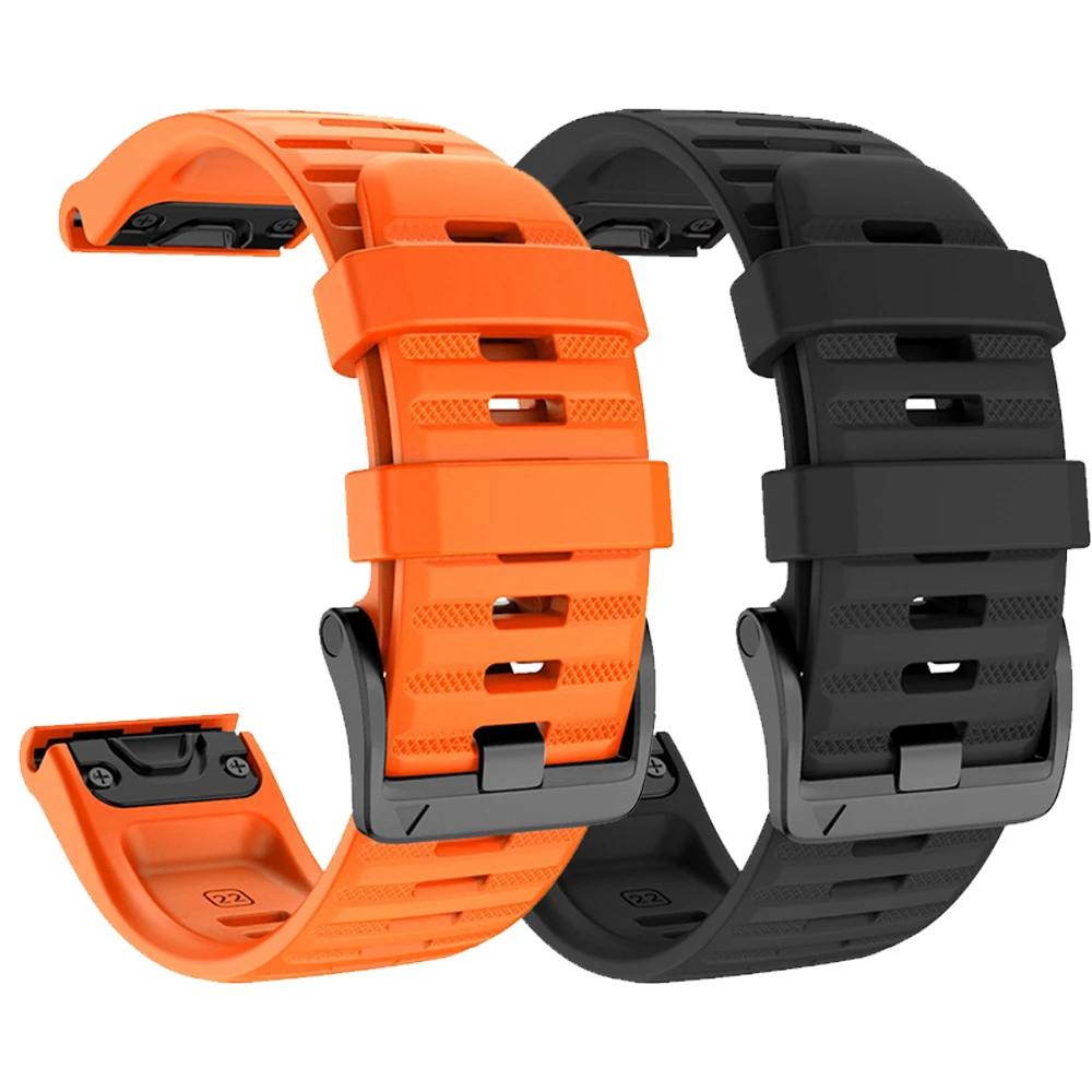 

Ремешок силиконовый для Garmin Enduro 2/Fenix 6X 6 Pro 5X 5 Plus 7X 7Pro/Epix, Сверхлегкий браслет для смарт-часов, 22 мм 26 мм