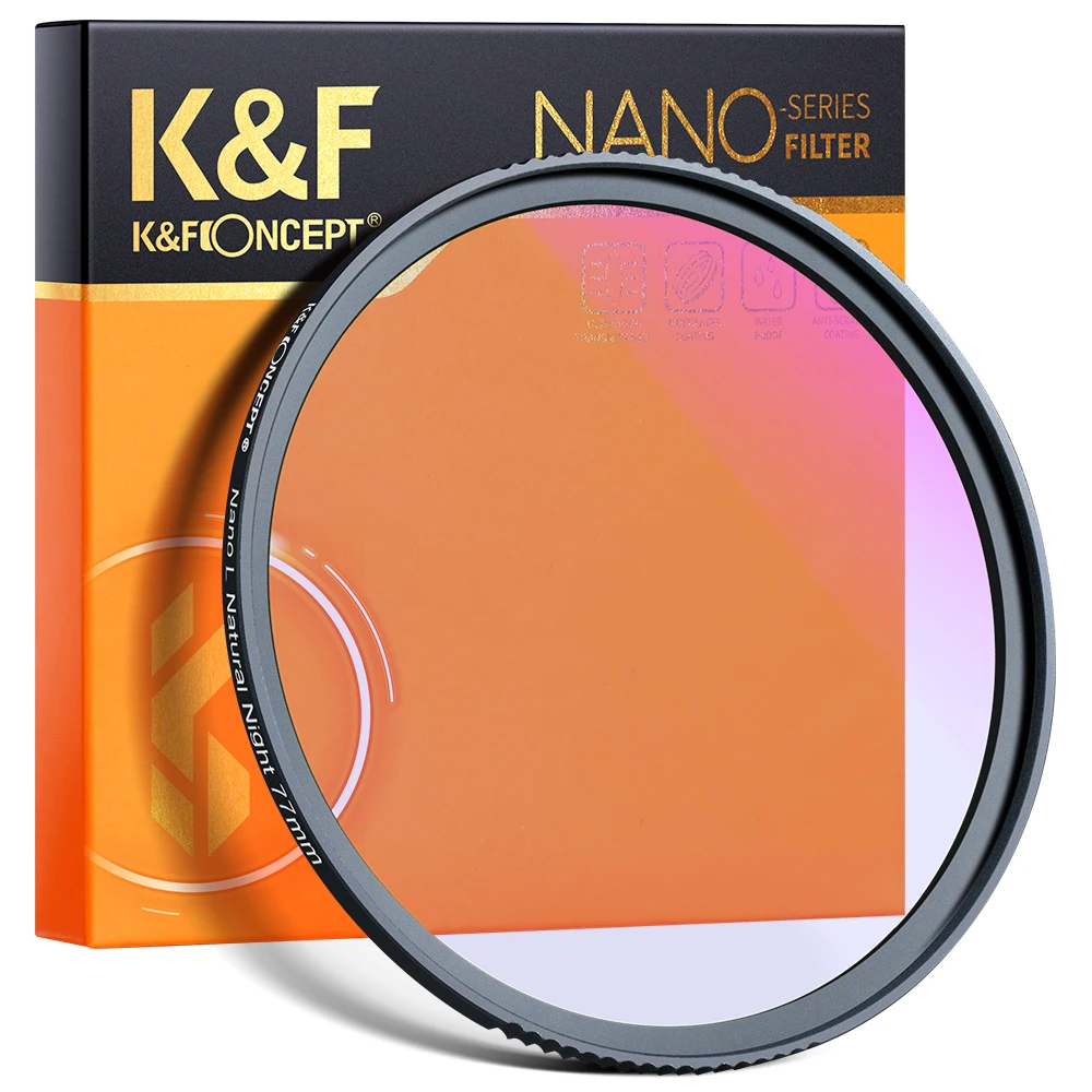 K&f Concept 52/58/67mm Natural Night Filter Light Filter For Night Photography Sky/star Optical