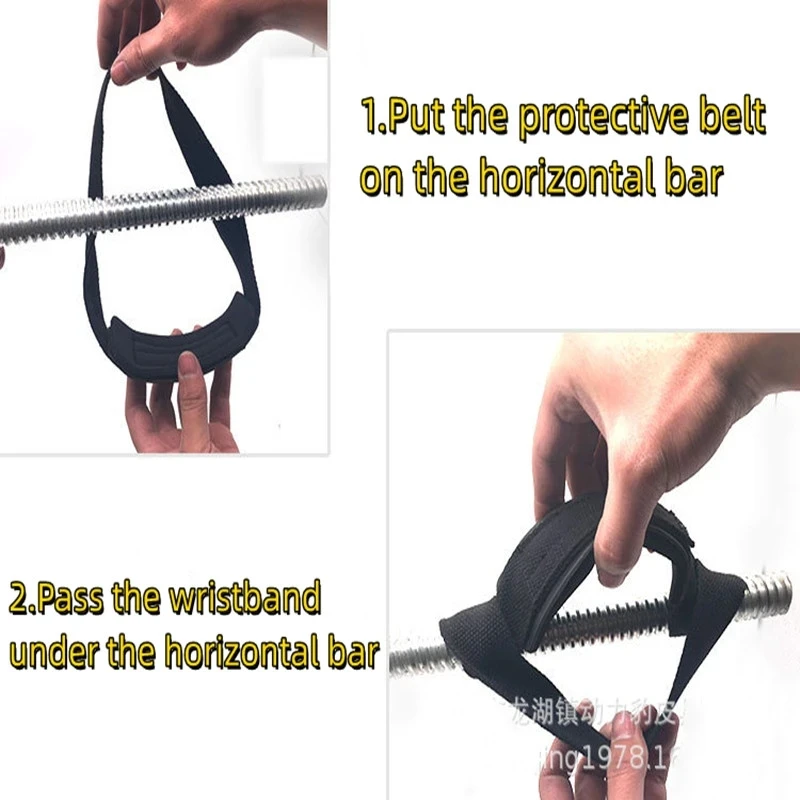 Enhanced Grip Workout Straps for Weightlifting and Fitness Training